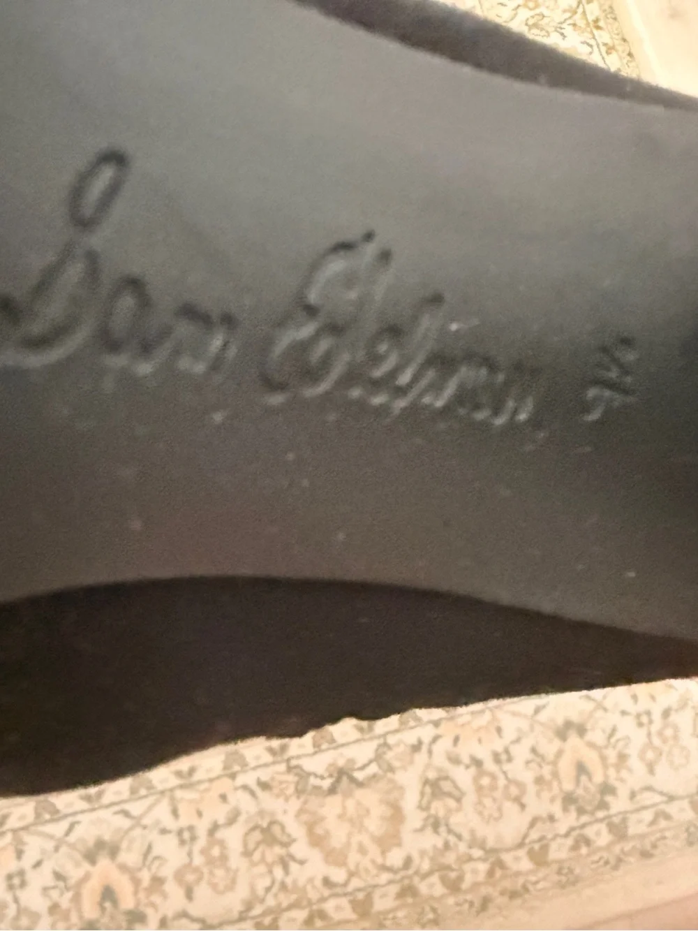 Sam Edelman Black Over-the-Knee Faux Suede Boots